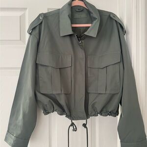 Blank NYC Olive Utility Jacket/ NWOT/ size large Perfect condition!